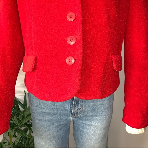 m o d :: Vintage Bold Mod Short Soft Teddy Blazer - Picture 5 of 13